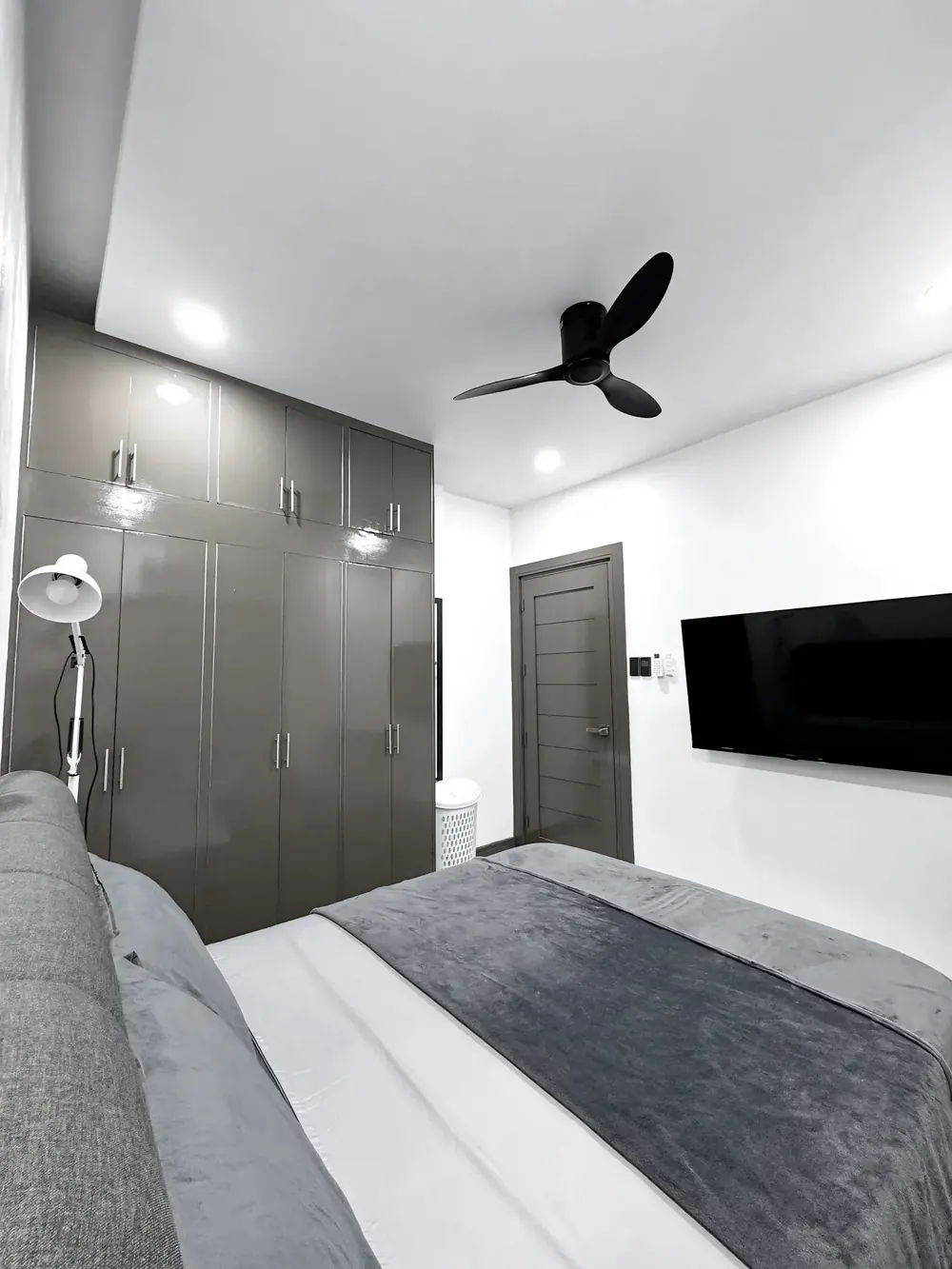 Two-bedroom apartment — main bedroom