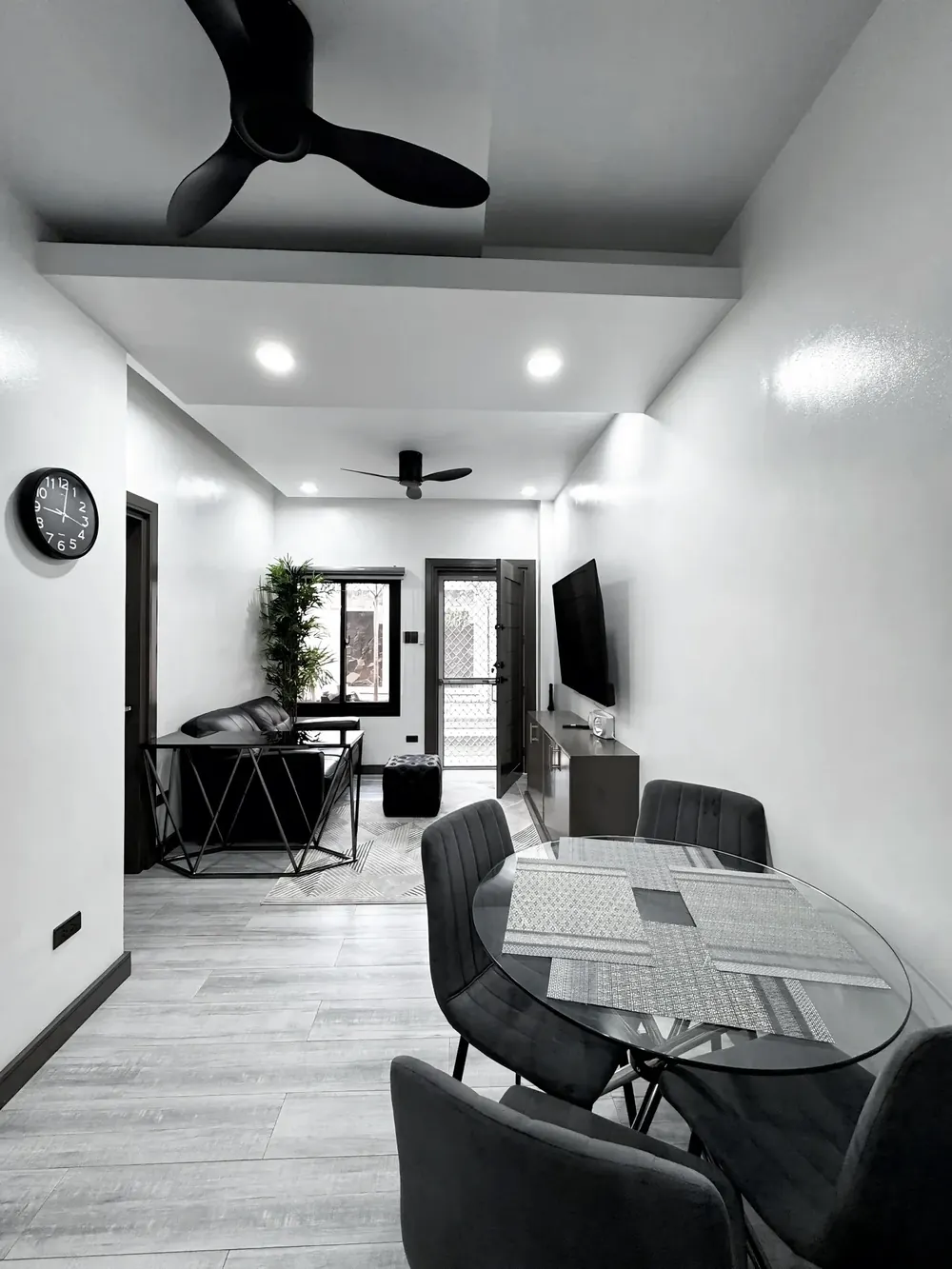 Two-bedroom apartment — living and dining